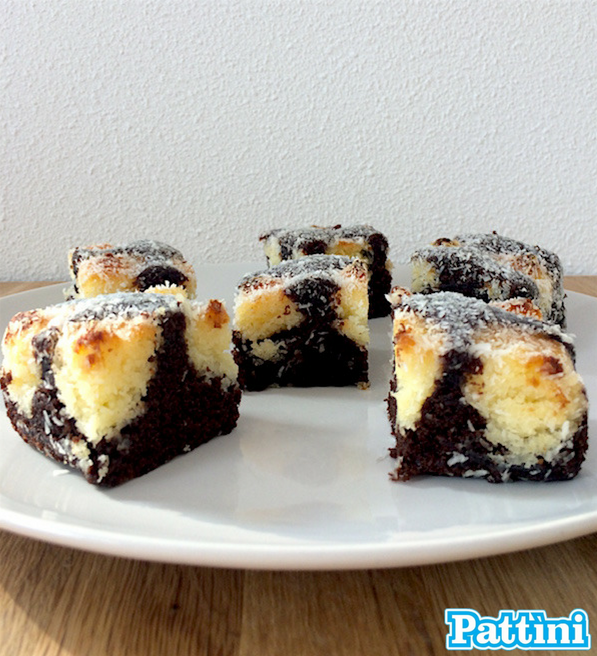 Ricetta Nonno Pasticciere brownies bianchi e neri