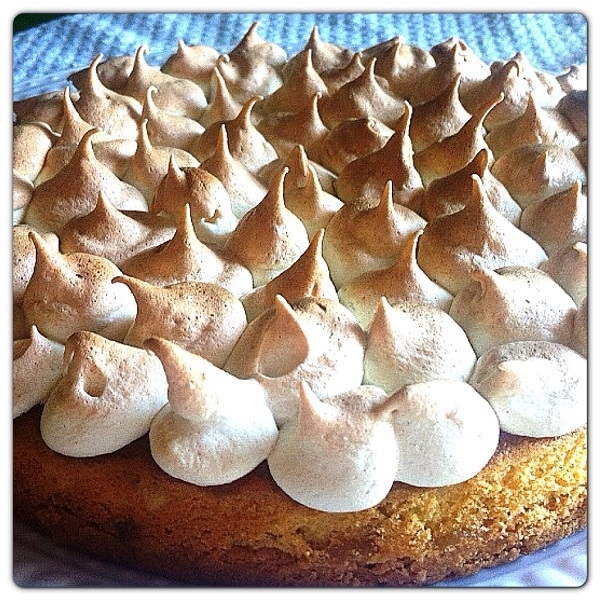 Torta meringata al limone con merenda Pattìni