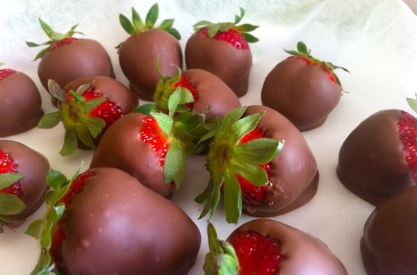 	Fragole al cioccolato Dolci Pattìni