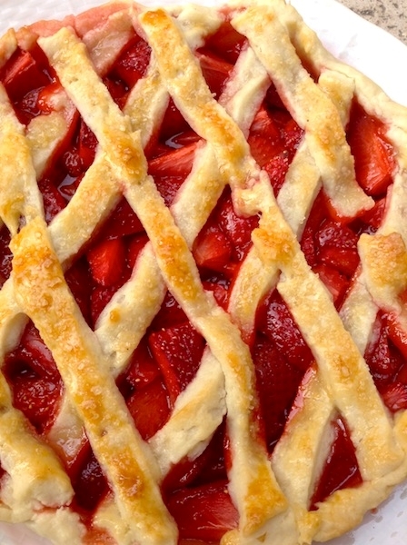 Torta alle fragole con pasta frolla Pattìni