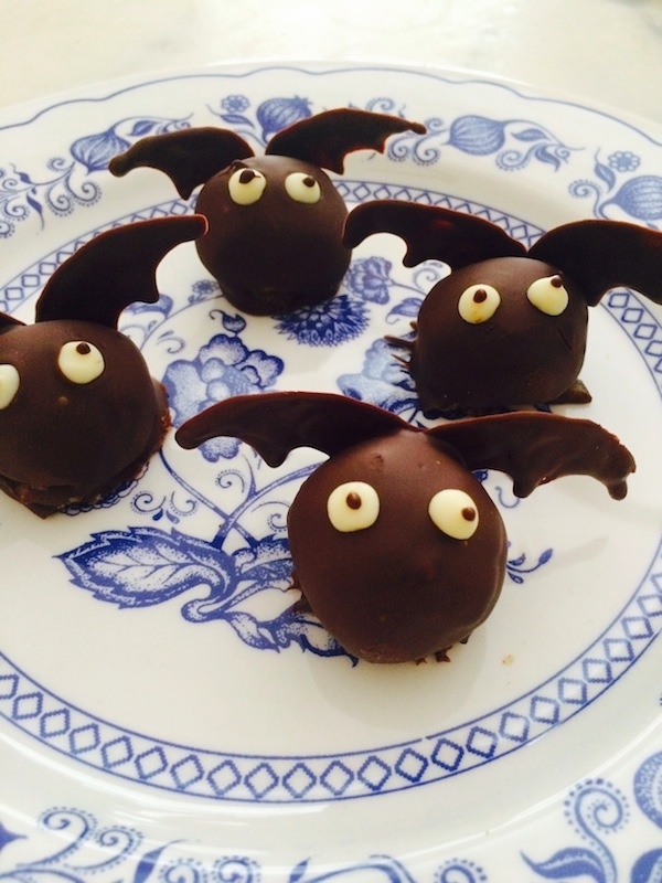 Pipistrelli al cioccolato ricetta per Halloween