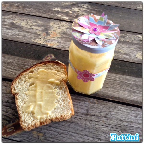 Lemon curd regalo in barattolo per Natale