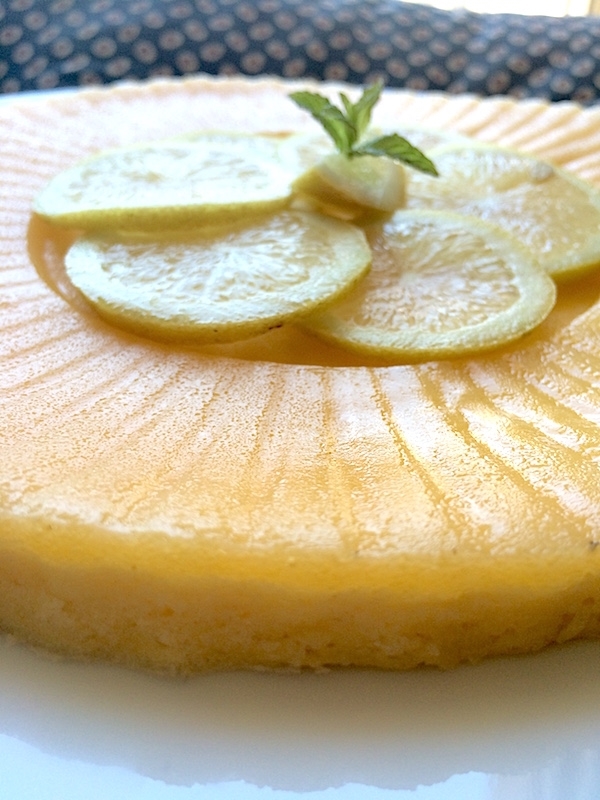Torta pudding con succo di limone Pattìni