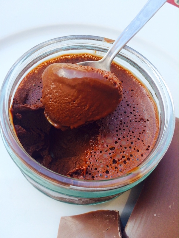 Ricetta di mousse al cioccolato all''acqua