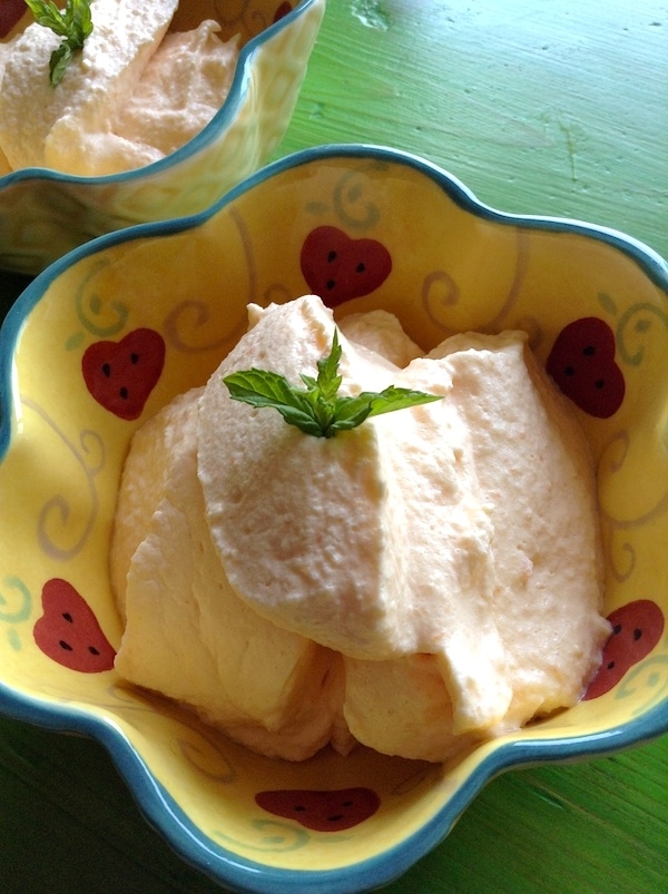 Ricetta gelato cremoso panna e melone Dolci Pattìni