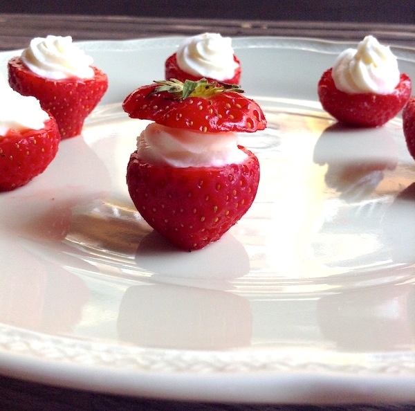 Fragole cheesecake con crema al mascarpone Dolci Pattìni