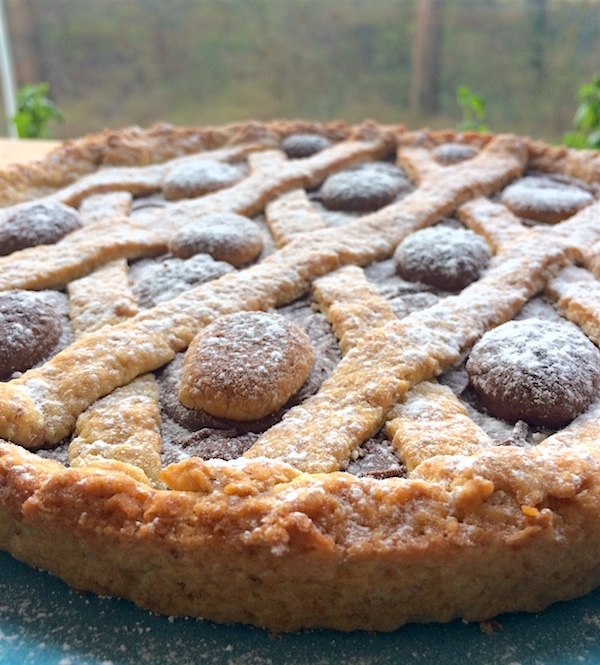 Crostata con dovetti di cioccolato Dolci Pattìni