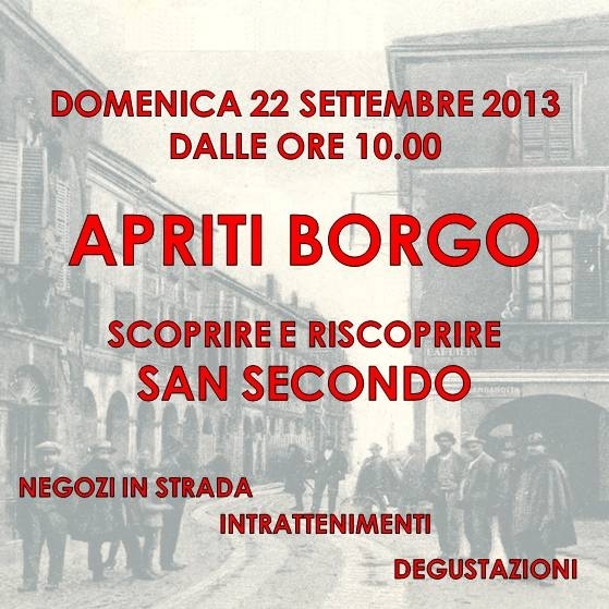 “Apriti Borgo”: l’occasione per stare insieme!