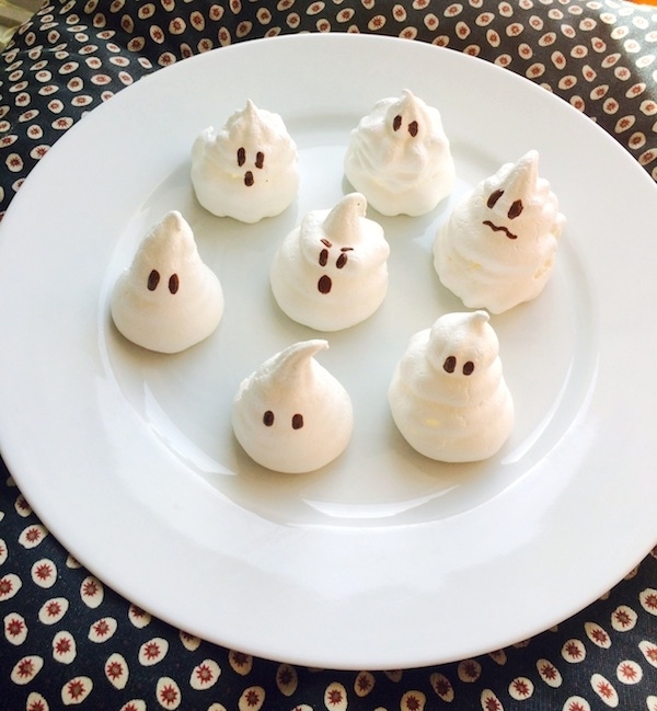 Ricetta fantasmi di meringa per Halloween