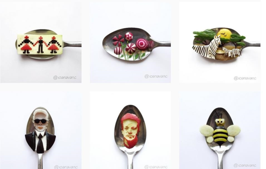 Food art…al cucchiaio!