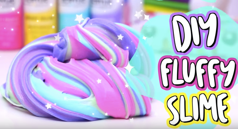 Il Fluffy Slime Fai Da Te Pattini