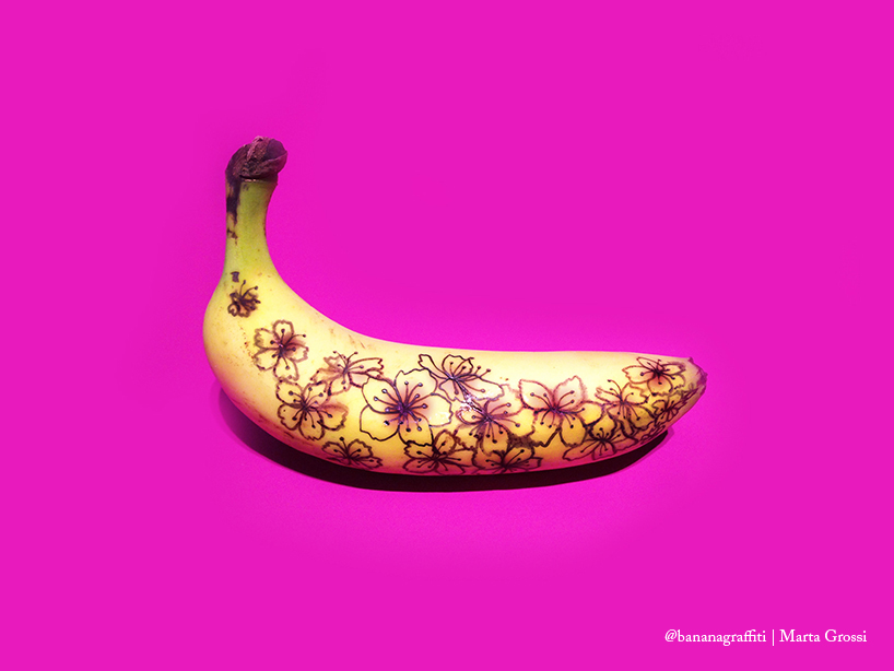 L’arte sulle bucce di banana