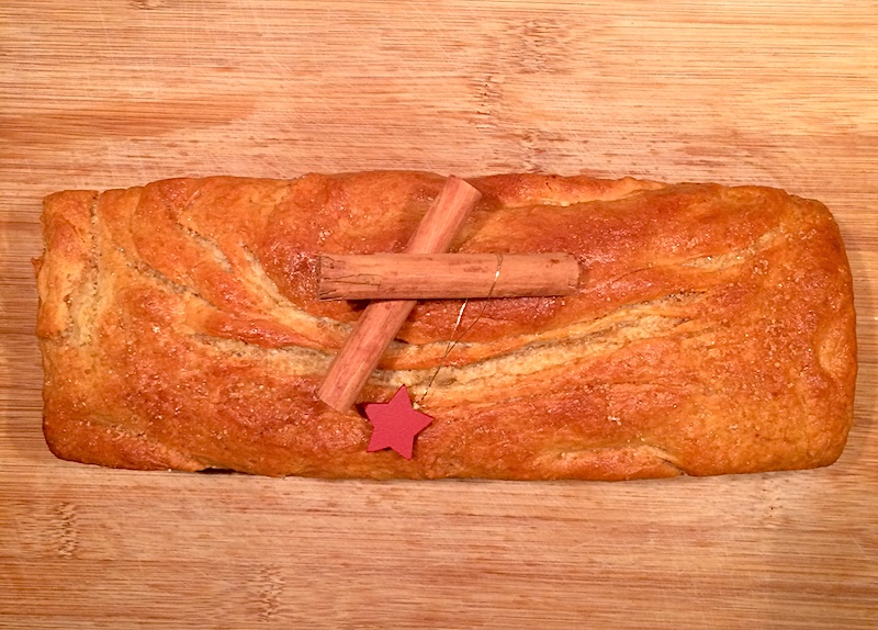 Pane dolce alla cannella per Natale