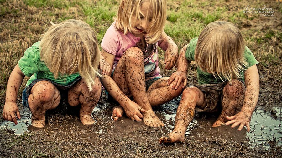 Giochi con il fango: quali i benefici?
