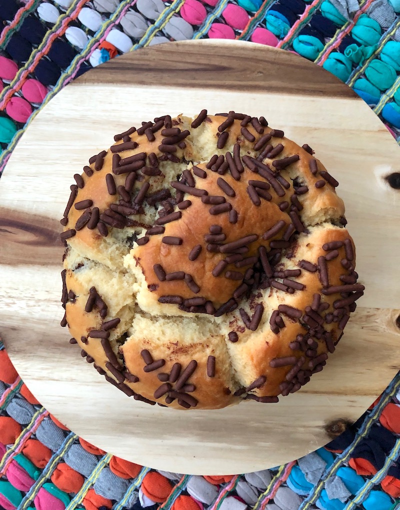 Ricetta per la colazione: brioche con gocce di cioccolato - Pattini