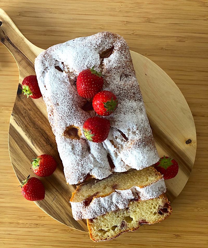 plumcake alle fragole e yogurt 