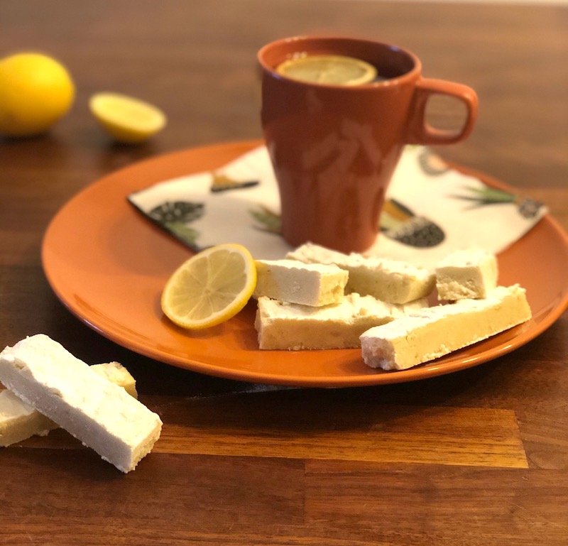 Shortbread al limone e olio d’oliva