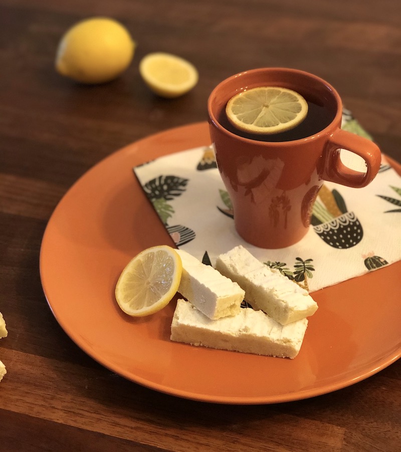 Shortbread al limone e olio d'oliva