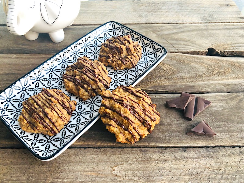 Biscotti dolci pattini al burro di arachidi