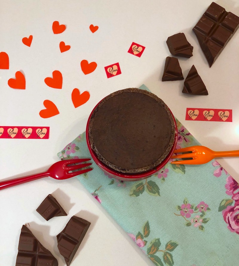 Soufflé al cioccolato san valentino pattìni