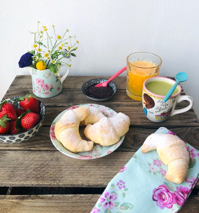 Cornetti soffici dolci Pattìni