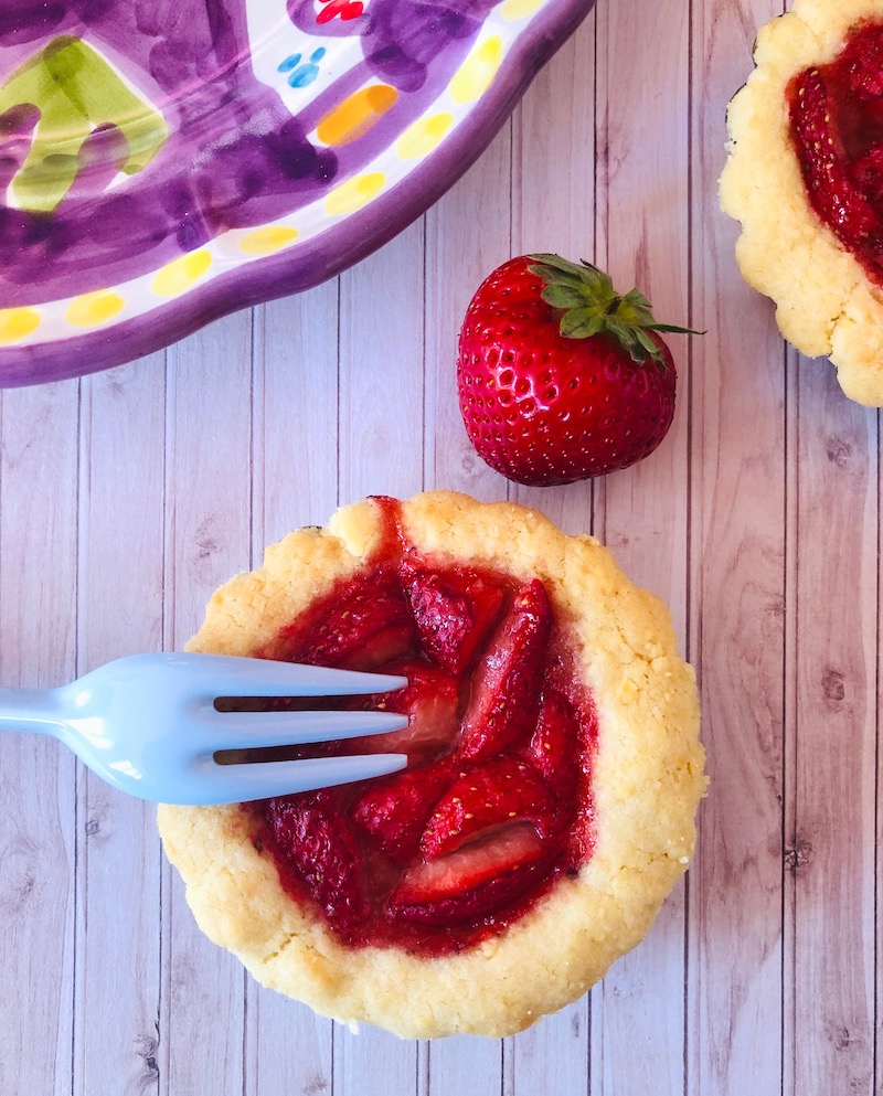 Ricetta delle crostatine alle fragole