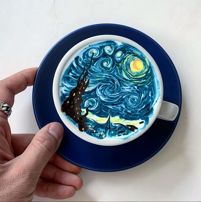 I cappuccini artistici di Kangbin Lee