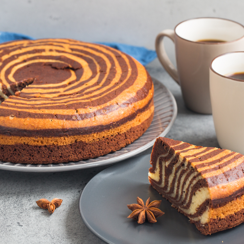 Zebra cake: ricetta della torta bicolore