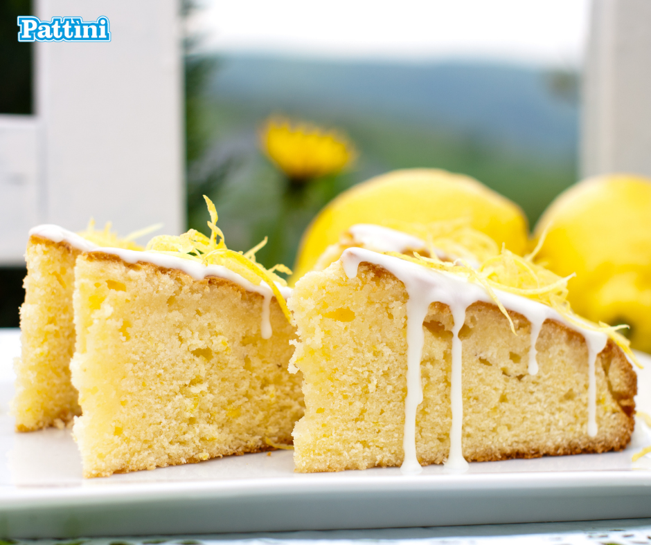 Torta al limone con glassa