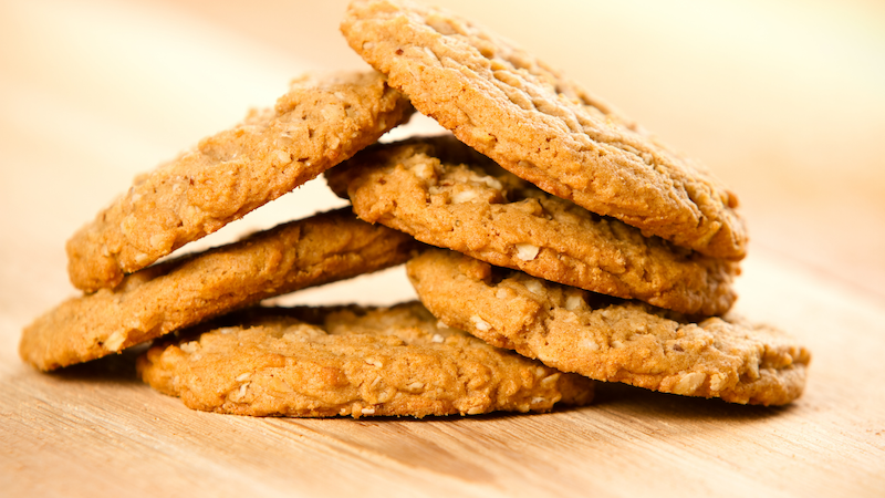 Biscotti all'avena e cocco dolci pattíni