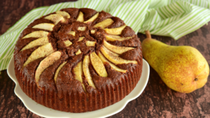 Torta pere e cioccolato dolci pattini